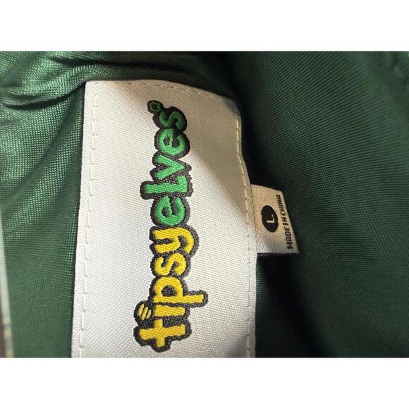 NWT Tipsy Elves Dark Green Sequin Skirt Size Large - Picture 5 of 6